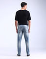 Flying Machine Slash Slim Tapered Fit Jeans