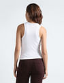 Tommy Hilfiger Essential Button Placket Ribbed Tank T-Shirt