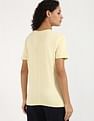 Tommy Hilfiger Womens Yellow Logo T-Shirt