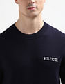 Tommy Hilfiger Embroidered Monotype Cotton Sweater