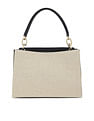 Tommy Hilfiger Striped Black PU Hand Bag