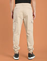 Flying Machine Mid Rise Solid Cargo Utility Trousers