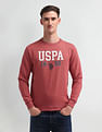 U.S. Polo Assn. Denim Co. Crew Neck Brand Printed Sweatshirt