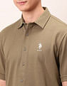 U.S. Polo Assn. Denim Co. Relaxed Fit Pure Cotton Outdoor Shirt