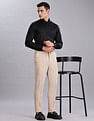 Tommy Hilfiger Self-Design Regular Fit Plain Woven Shirt