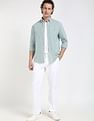 Tommy Hilfiger Striped Regular-Fit Poplin Woven Shirt