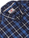 Flying Machine Spread Collar Tartan Check Twill Shirt