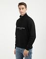 Tommy Hilfiger Solid High Neck Cotton Sweatshirt