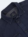 Flying Machine Cotton Chambray Weave Shirt