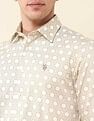 U.S. Polo Assn. Geometric Printed Pure Cotton Shirt