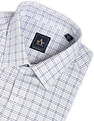 Arrow Outline Check Self Design Shirt