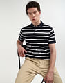 Tommy Hilfiger Horizontal Stripe Cotton Polo Shirt