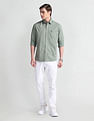 Arrow Sport All Over Print Manhattan Slim Fit Shirt
