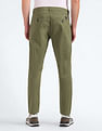 Flying Machine Slash Slim Tapered Fit Solid Trousers