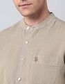 U.S. Polo Assn. Denim Co. Solid Regular Fit Poplin Shirt
