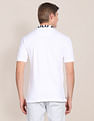 U.S. Polo Assn. Branded Collar Slim Fit Polo Shirt
