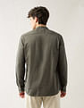 Arrow Sport Slim Fit Dobby Mandarin Shirt