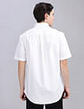 Tommy Hilfiger Solid Regular Fit Plain Woven Shirt