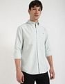 Tommy Hilfiger Striped Regular-Fit Oxford Woven Shirt