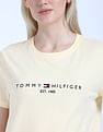 Tommy Hilfiger Yellow Women's T-shirt for Bright Style