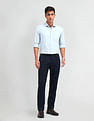 Arrow Newyork Slim Fit Solid Trousers