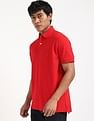 Tommy Hilfiger Solid Regular-Fit Cotton Polo Shirt