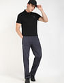 Calvin Klein Jeans Solid Regular-Fit Cotton Polo T-Shirt