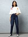 Flying Machine Women Mom Fit High Rise Jeans