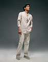 Flying Machine Vertical Striped Regular Fit Shirt