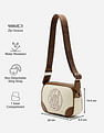 U.S. Polo Assn. Zena Monogram Cross Body Bag