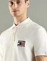 Tommy Hilfiger Solid Regular Fit Cotton Polo T-Shirt
