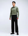 Flying Machine Slim Fit Jacquard Shirt