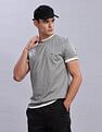 Tommy Hilfiger Mens Grey Printed T-Shirt