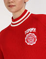 Tommy Hilfiger Red Women's Sweatshirt for Cozy Style