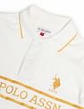 U.S. Polo Assn. Kids Boys Brand Printed Cotton Polo Shirt