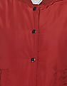 Aeropostale Women Red Solid Bomber Jacket