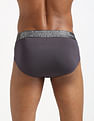 Calvin Klein Underwear Mens Solid Grey Briefs