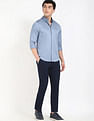 Tommy Hilfiger Solid Regular Fit Sateen Woven Shirt