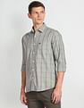 Arrow Sports Tartan Check Twill Shirt
